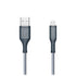 Ventev High Speed USB-A to USB-C Braided Cable 6ft BC6GRY262893